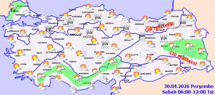 Yarına Dikkat: Marmara’da Kuvvetli Yağış Uyarısı!