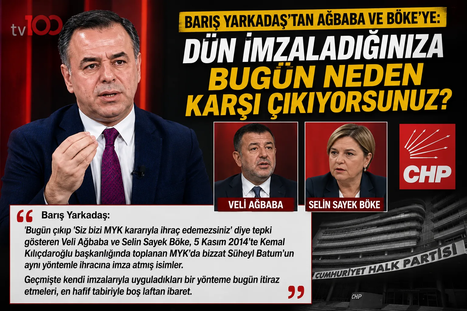 Yarkadaş’tan Sert Çıkış: Kendi İmzalarına Karşı Çıkıyorlar!