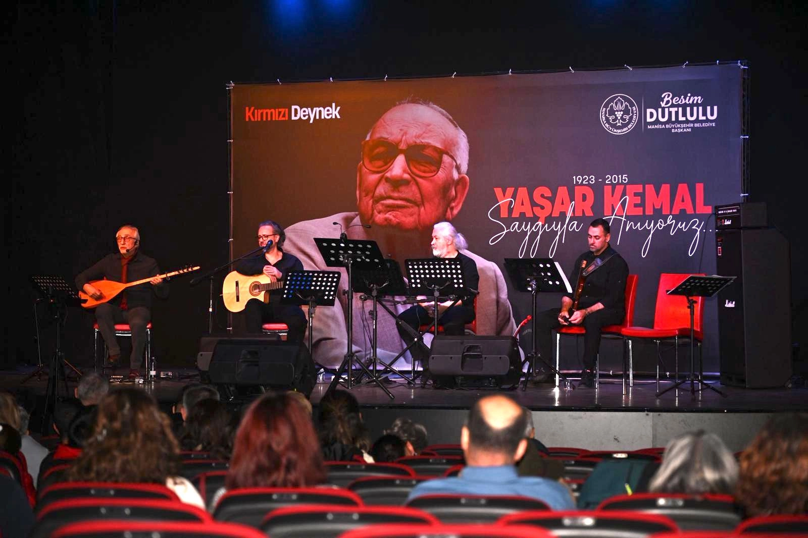 Yaşar Kemal, Manisa’da Şiir ve Müzikle Anıldı
