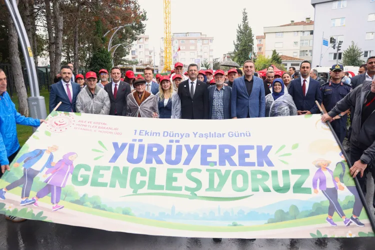 Yaşlılar Günü’nde Çekmeköy’de Yürüyüş Etkinliği