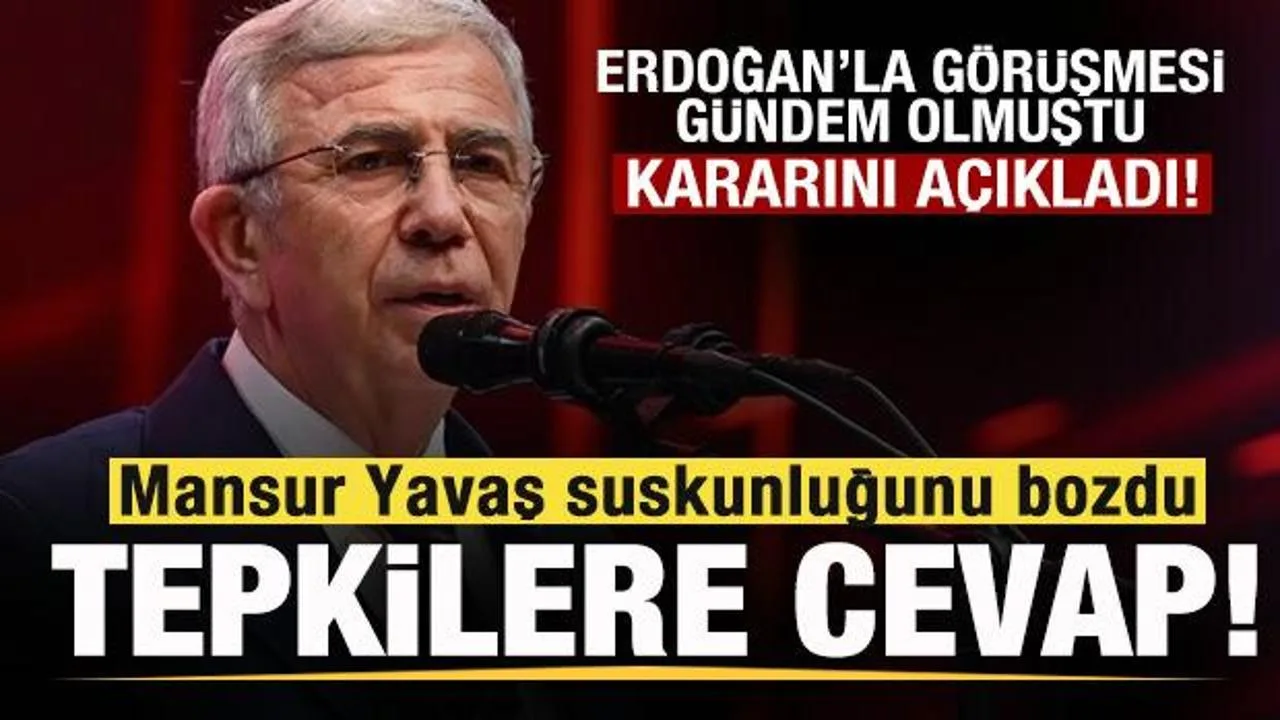 Yavaş’tan Erdoğan Görüşmesine Yanıt: “Devam Edeceğiz”