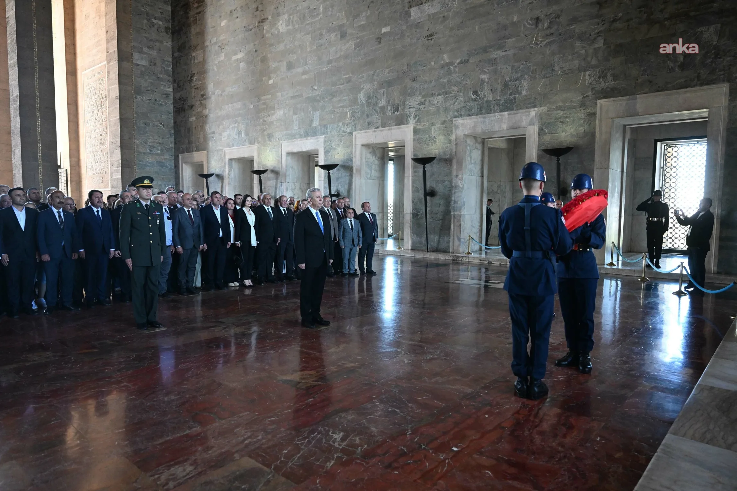 Yavaş, TKB Başkanlığı’nda Anıtkabir’i Ziyaret Etti