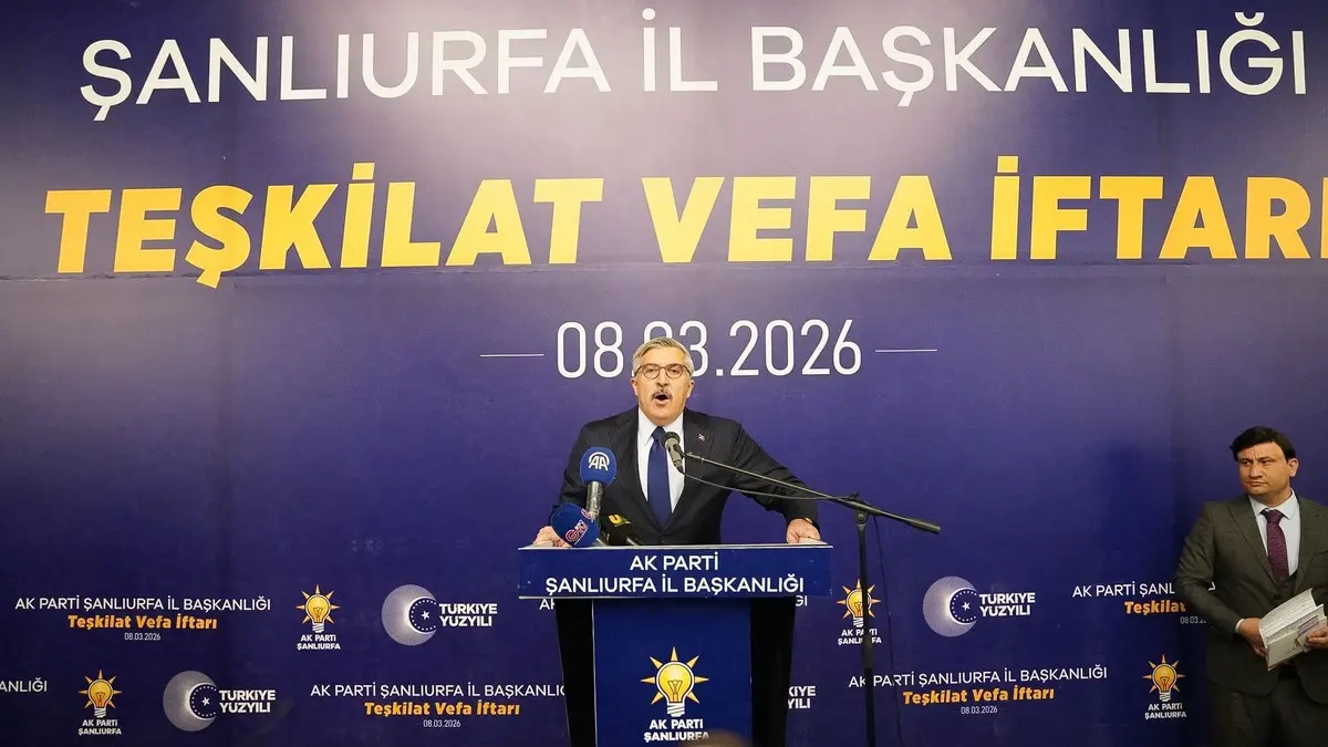 AK Parti Genel Başkan Yardımcısı Yayman: