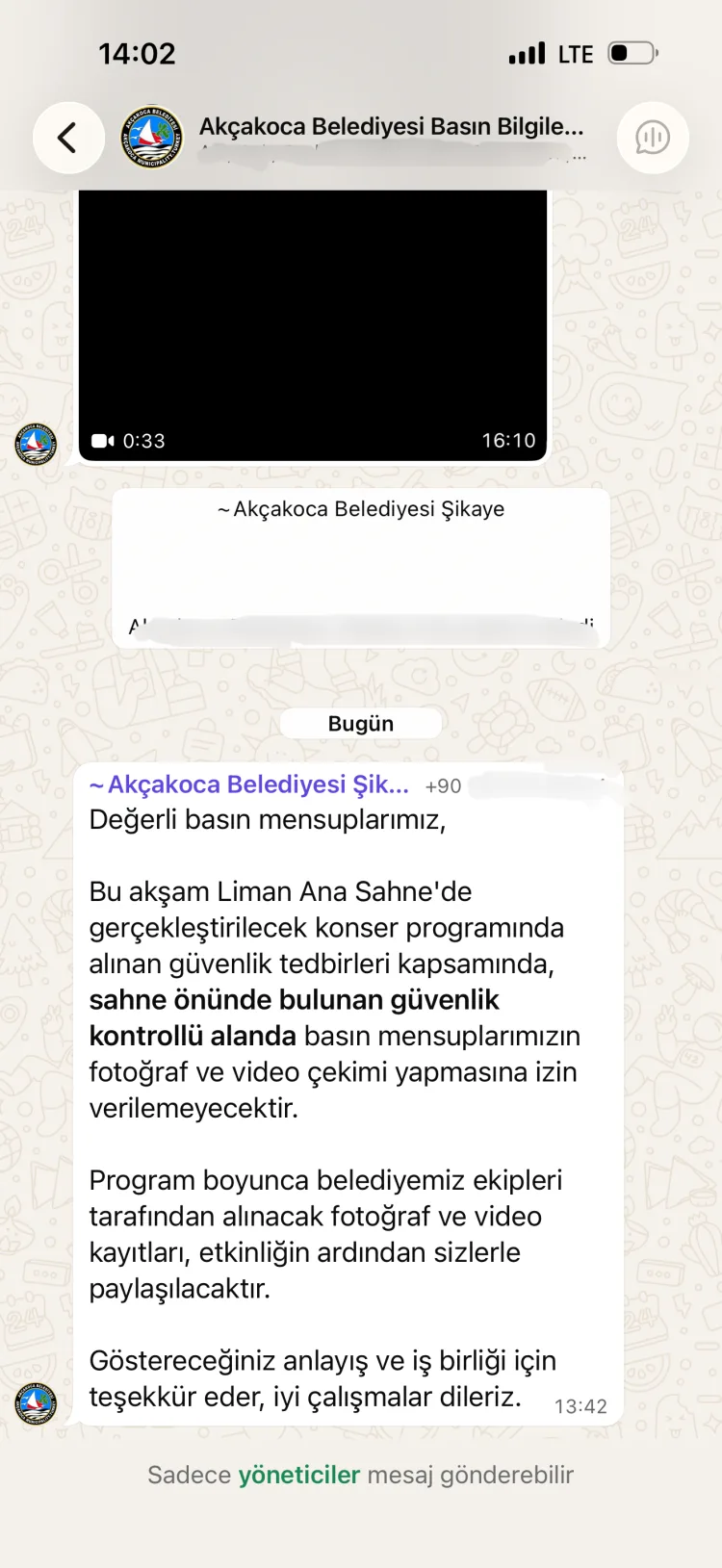 Yaz Konserleri’nde Basına Sansür Tepkisi!