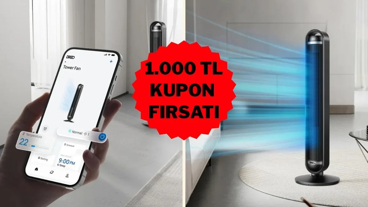 Yaz Sıcaklarına Son: Dreo Kule Tipi Fan İle Serinleyin!
