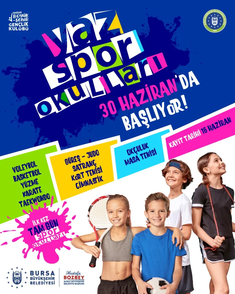 Yaz Spor Okulları Kayıtları Başladı!