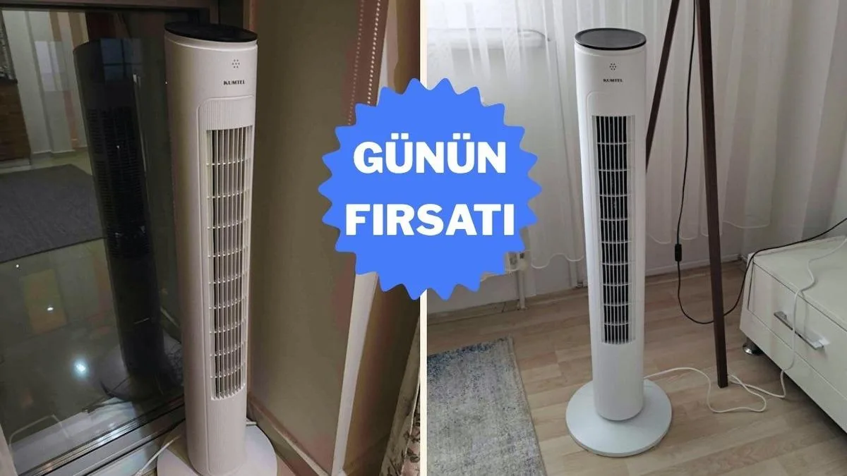 Yazın Serinleten Favori: Kumtel Kule Vantilatör