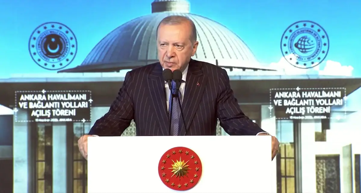 8 ayda tamamlandı: NATO liderleri burada karşılanacak! Ankara Havalimanı resmen açıldı; Erdoğan böyle karşılandı 2