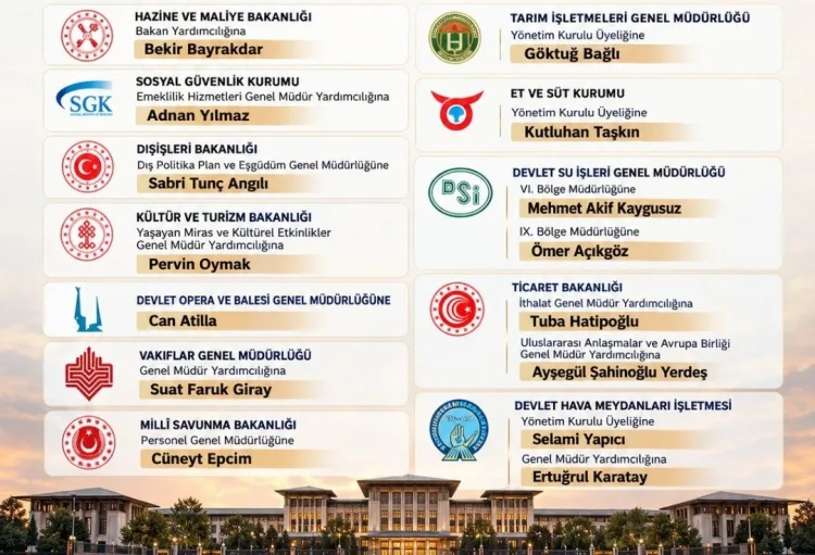 Yeni Atamalar Resmi Gazete’de Yayınlandı!