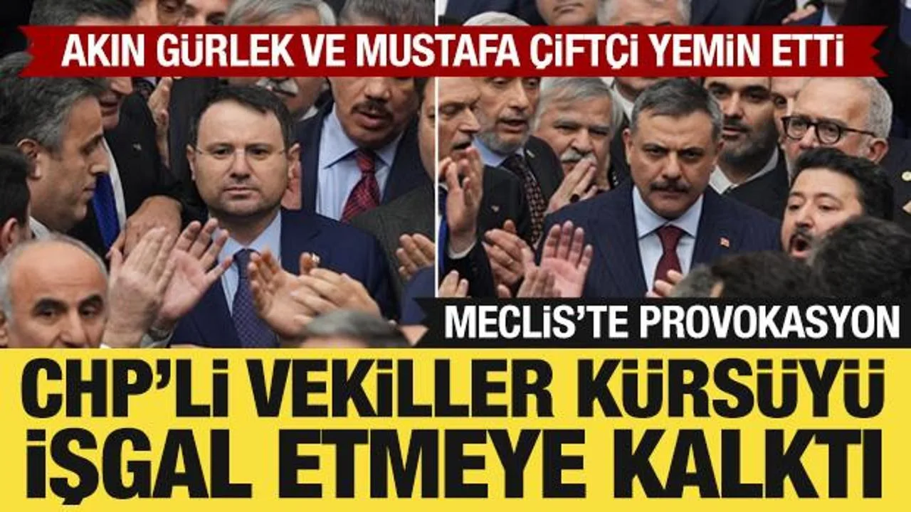 Yeni Bakanlar TBMM’de Yemin Etti, Gerginlik Yaşandı!