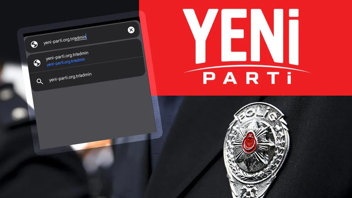 Yeni Parti’nin Sitesi EGM’ye Yönlendiriyor!