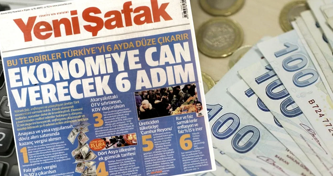 Yeni Şafak’tan Ekonomi İçin 6 Maddelik Reçete