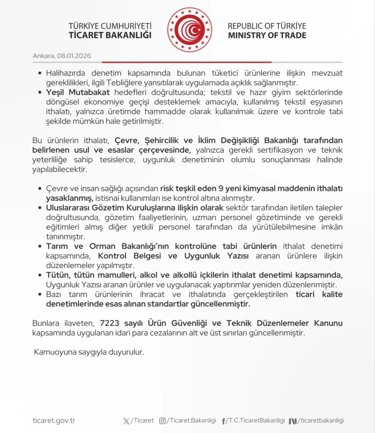 Yeni Ürün Güvenliği Kuralları 2026’da Başlıyor!