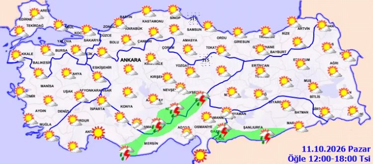 Yerel Sağanaklar Geliyor: Hava Durumu Raporu