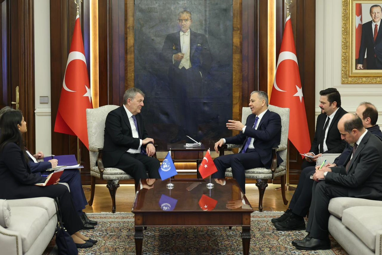 Yerlikaya’dan UNRWA ile Filistin için İş Birliği