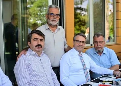 YILDIRIM BELEDİYE BAŞKANI OKTAY YILMAZ, MUHTARLARLA BİR ARAYA GELDİ