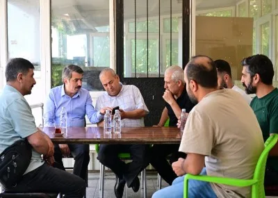 YILDIRIM BELEDİYE BAŞKANI OKTAY YILMAZ, TELEFERİK MAHALLESİ’NDE ESNAFLA BİR ARAYA GELDİ