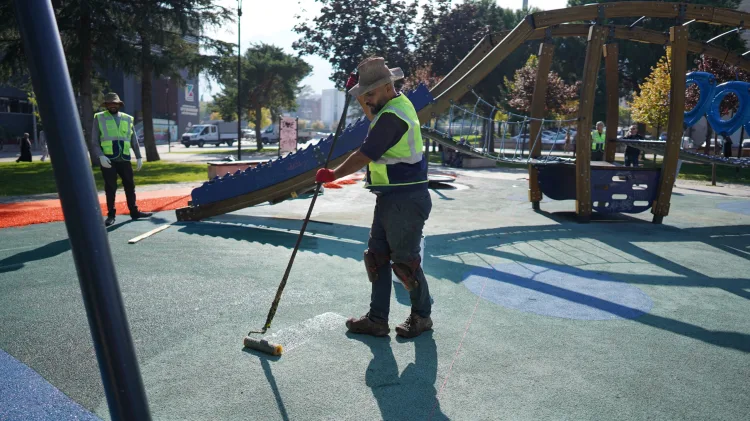 Yıldırım’da Parklar Kışa Hazırlanıyor