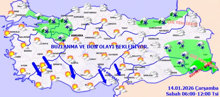 Yoğun Kar ve Fırtına Uyarısı: Dikkatli Olun!