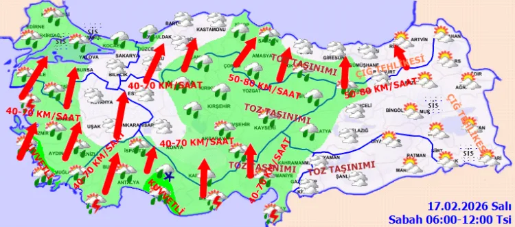 Yoğun Yağış ve Fırtına Uyarısı: Dikkat Edin!