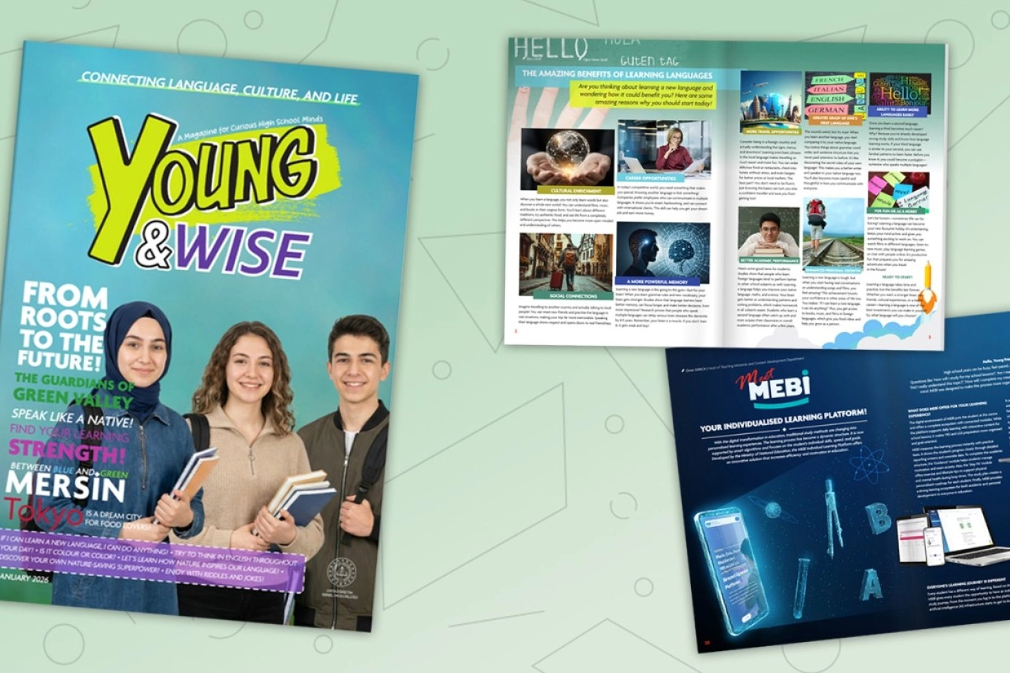 Young and Wise: Liselilere Yeni Okuma Dergisi