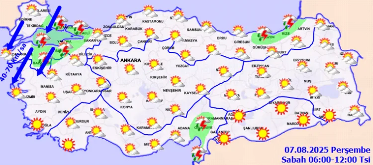 Yüksek Sıcaklık ve Fırtına Uyarısı: Dikkat!