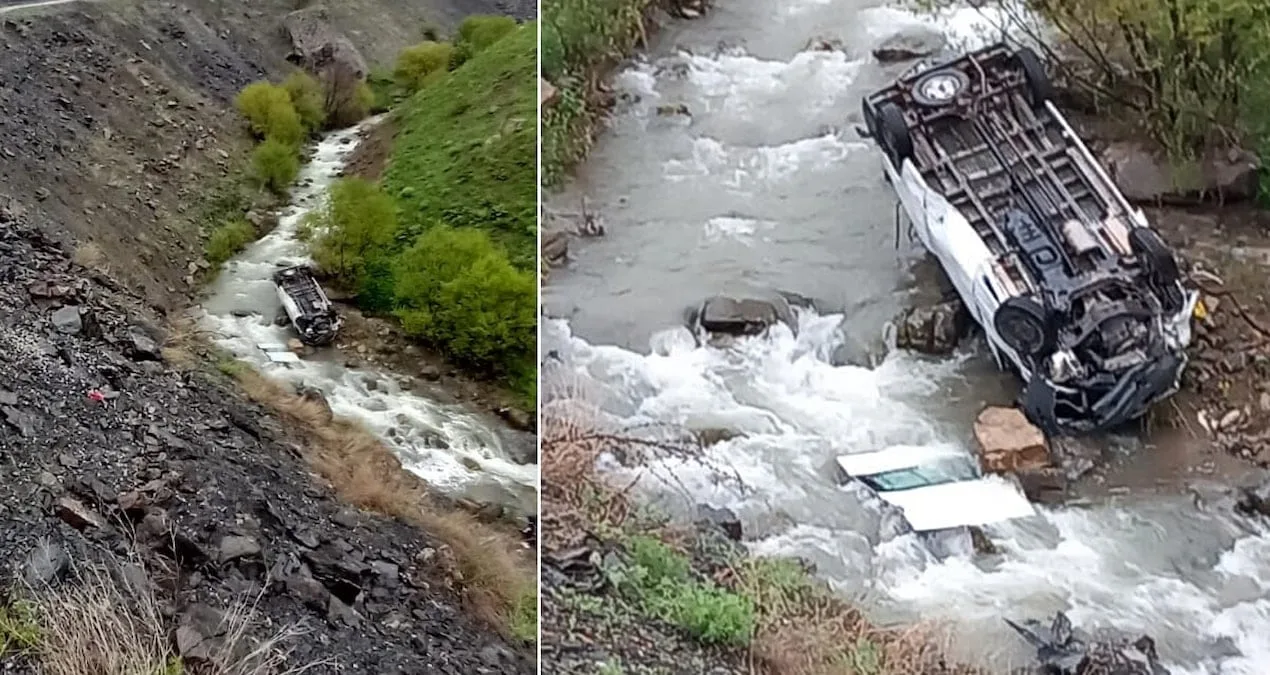 Yüksekova’da Minibüs Devrildi: 2 Ölü, 3 Yaralı!