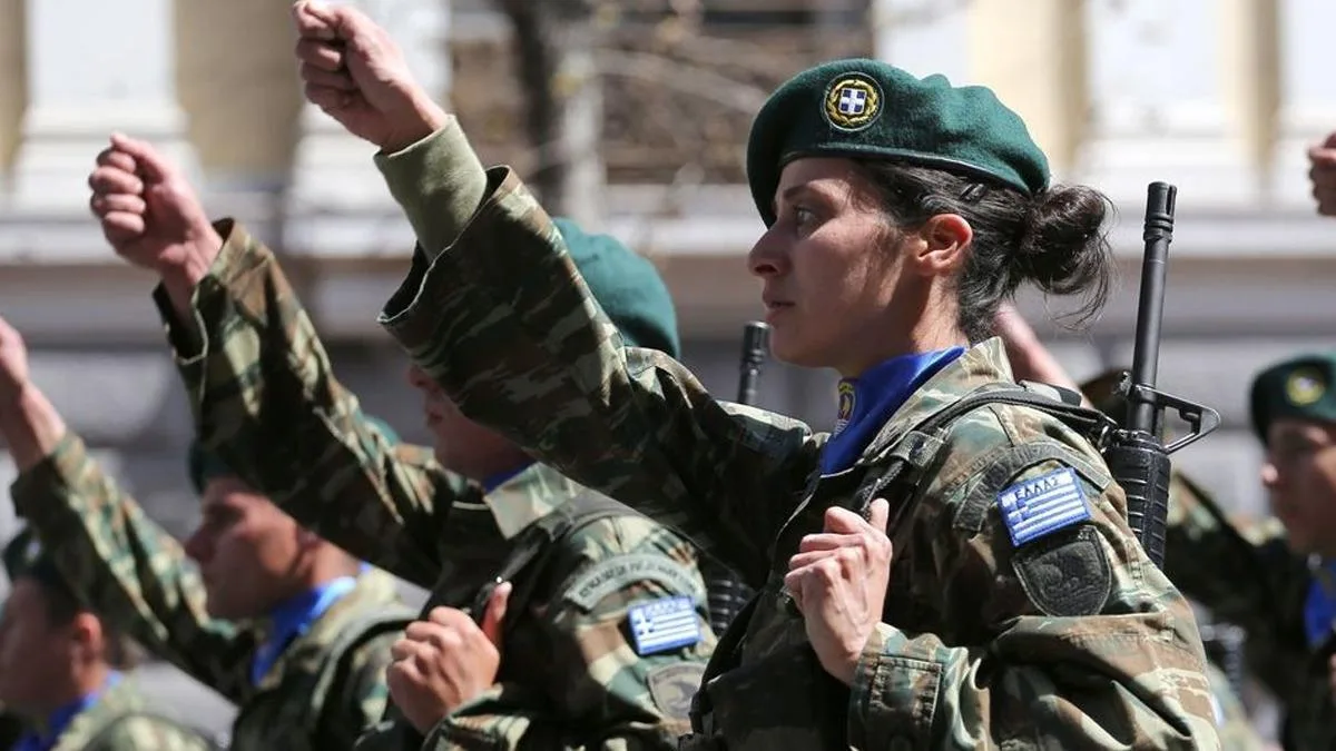 Yunanistan’dan Kadınlara Askerlik Çağrısı!