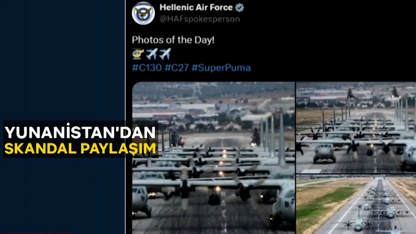 Yunanistan’dan Skandal Paylaşım, Türkiye Tepkili!