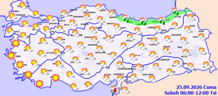 Yurt Genelinde Hava Durumu: Yağış Uyarısı!