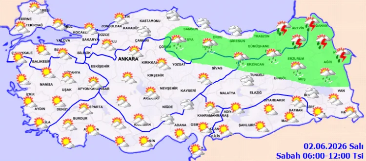 Yurt Genelinde Sağanak Yağış Uyarısı!