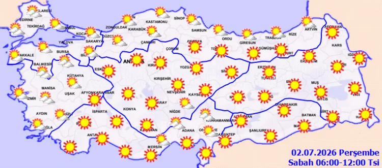 Yurt Genelinde Sağanak Yağış ve Sıcak Hava!