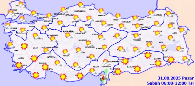 Yurt Genelinde Sıcak Hava ve Sağanak Yağışlar!