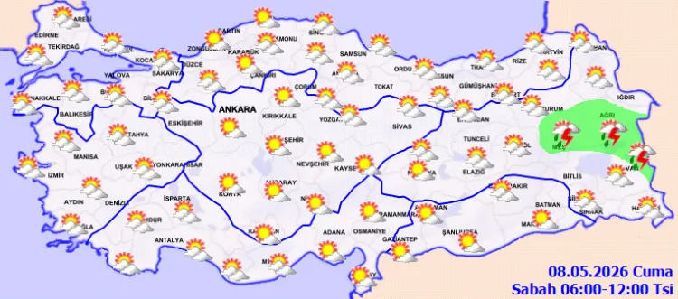 Yurtta Hava Durumu: Sağanaklar ve Sıcaklık Artışı!