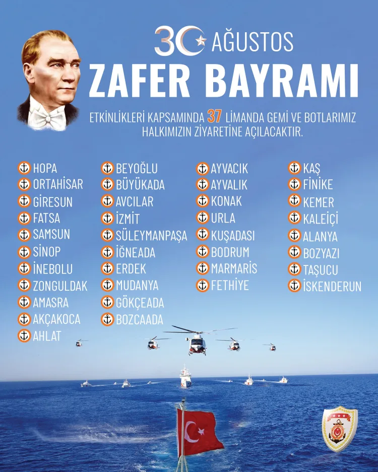 Zafer Bayramı’nda Gemilere Ziyaret Fırsatı!
