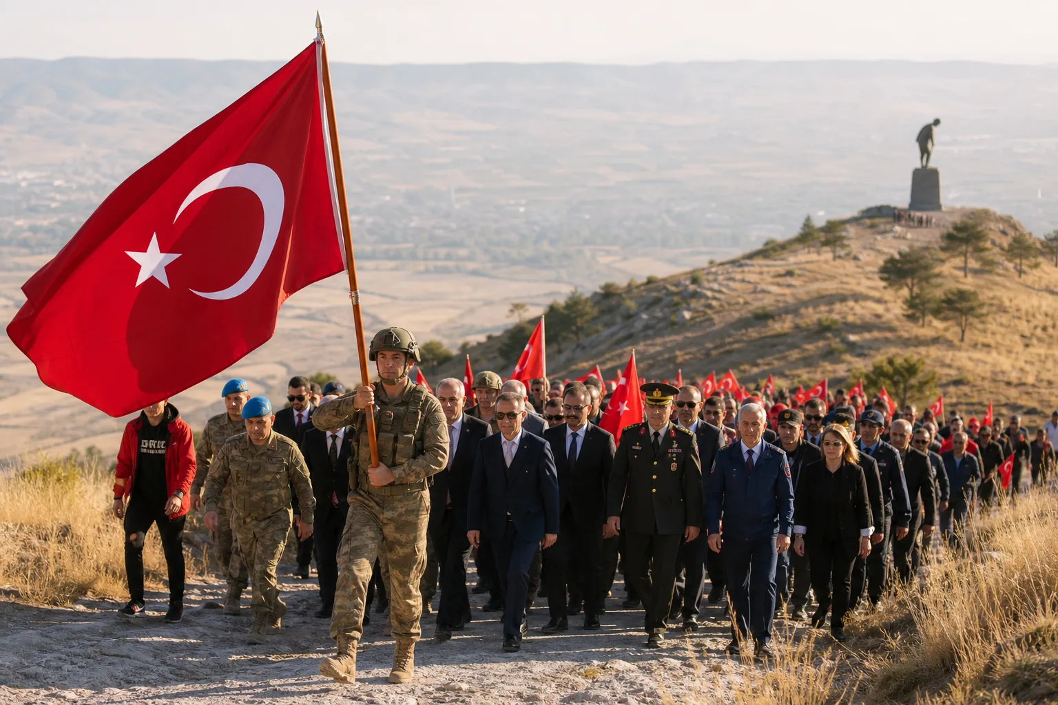 Zafer Yürüyüşüyle 104. Yıl Coşkusu Şuhut’ta Yaşandı