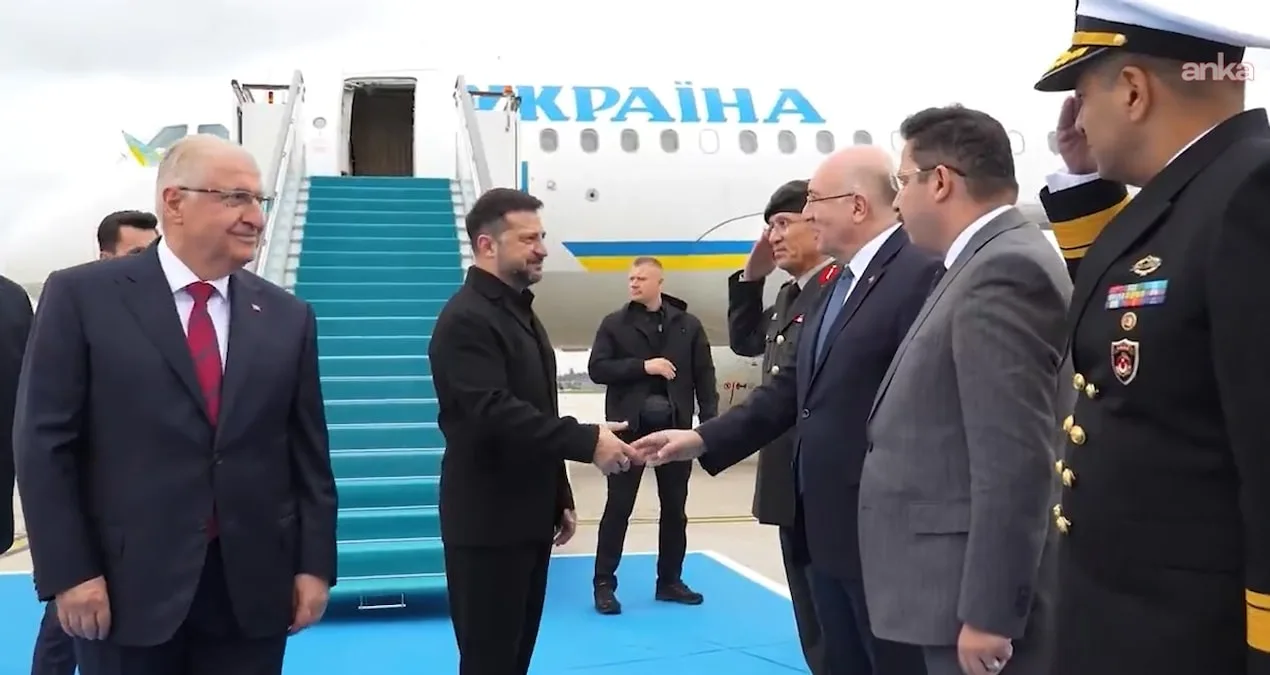 Zelenski İstanbul'da: Erdoğan ile Önemli Görüşmeler Yapacak