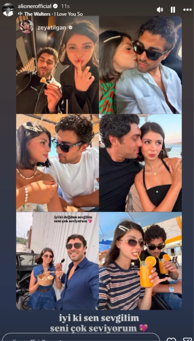 Zeynep Atılgan ve Ali Öner’den Aşklarına Dair Duygusal Paylaşımlar