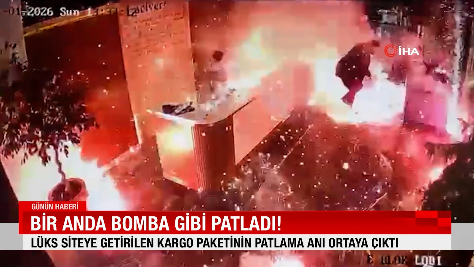 Zeytinburnu’nda Kargo Patlaması Güvenlikte Şok!