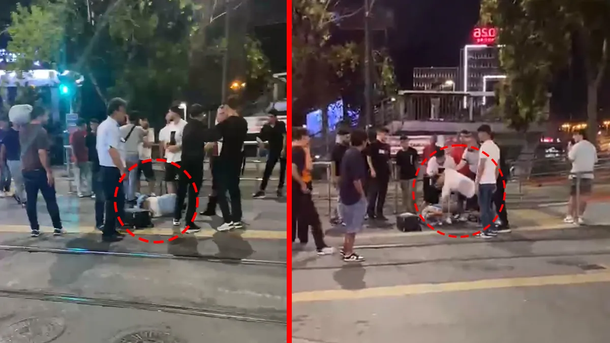 Zeytinburnu’nda Tramvay Durağında Kavga!