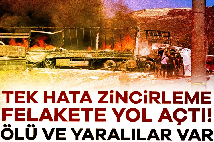 Zincirleme Kaza: 1 Ölü, Çok Sayıda Yaralı!