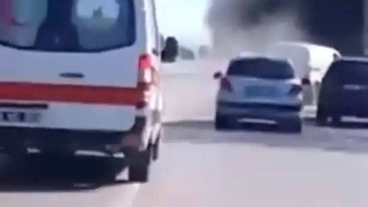 Zincirleme Kaza Anları Kask Kamerasında!
