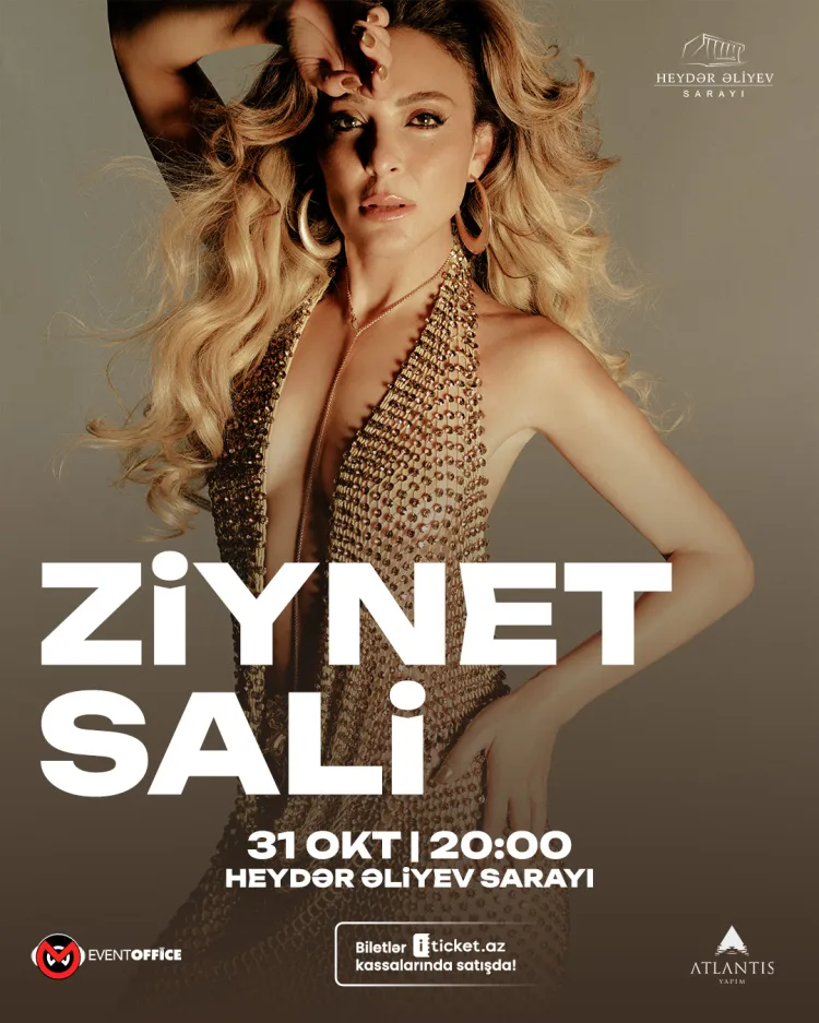 Ziynet Sali, Azerbaycan’da Unutulmaz Bir Geceye Hazır!
