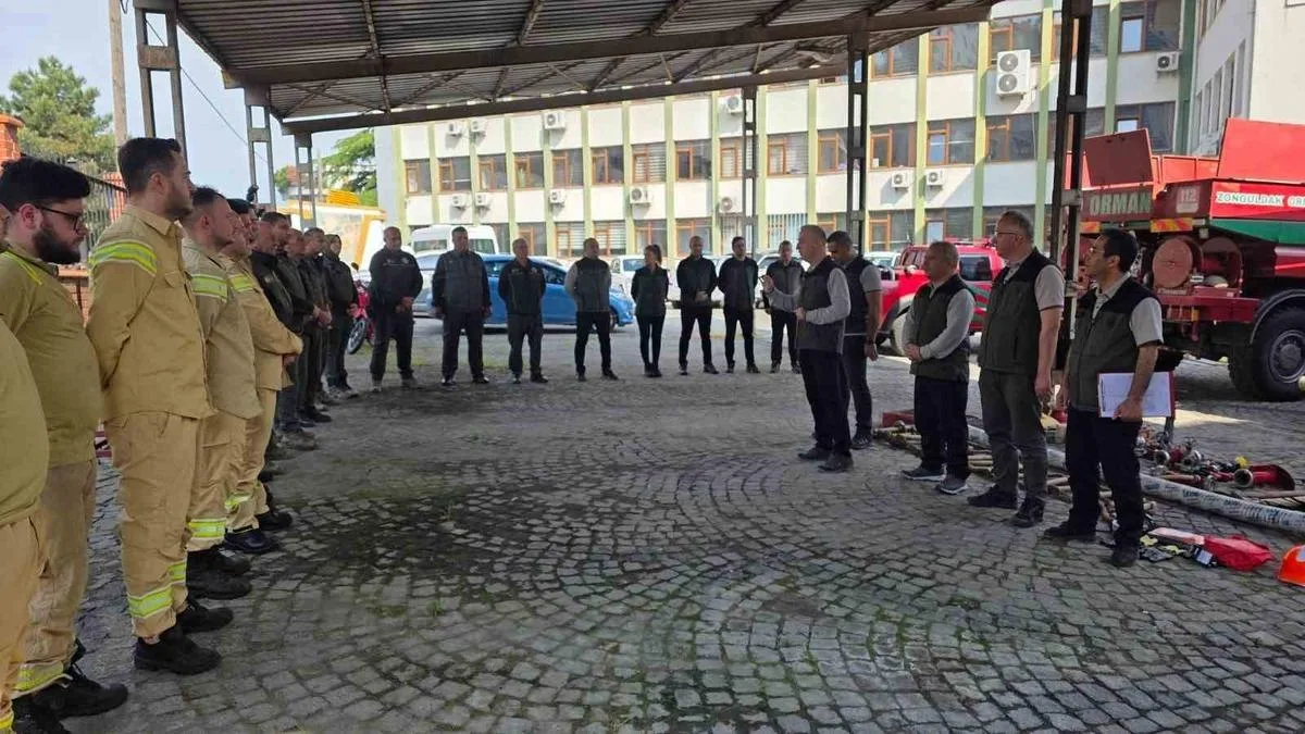 Zonguldak’ta Orman Yangınları İçin Eğitimler Başladı