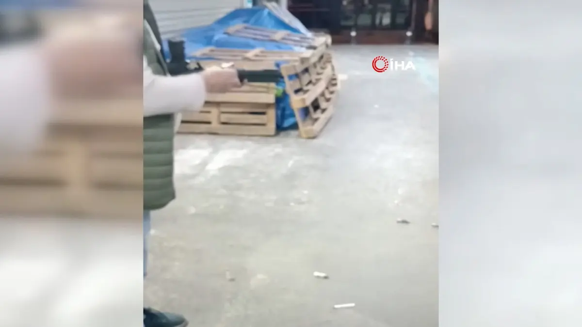 Zonguldak ta dehşet anları! Pompalı tüfekle iş yerini basıp kurşun yağdırdı 2