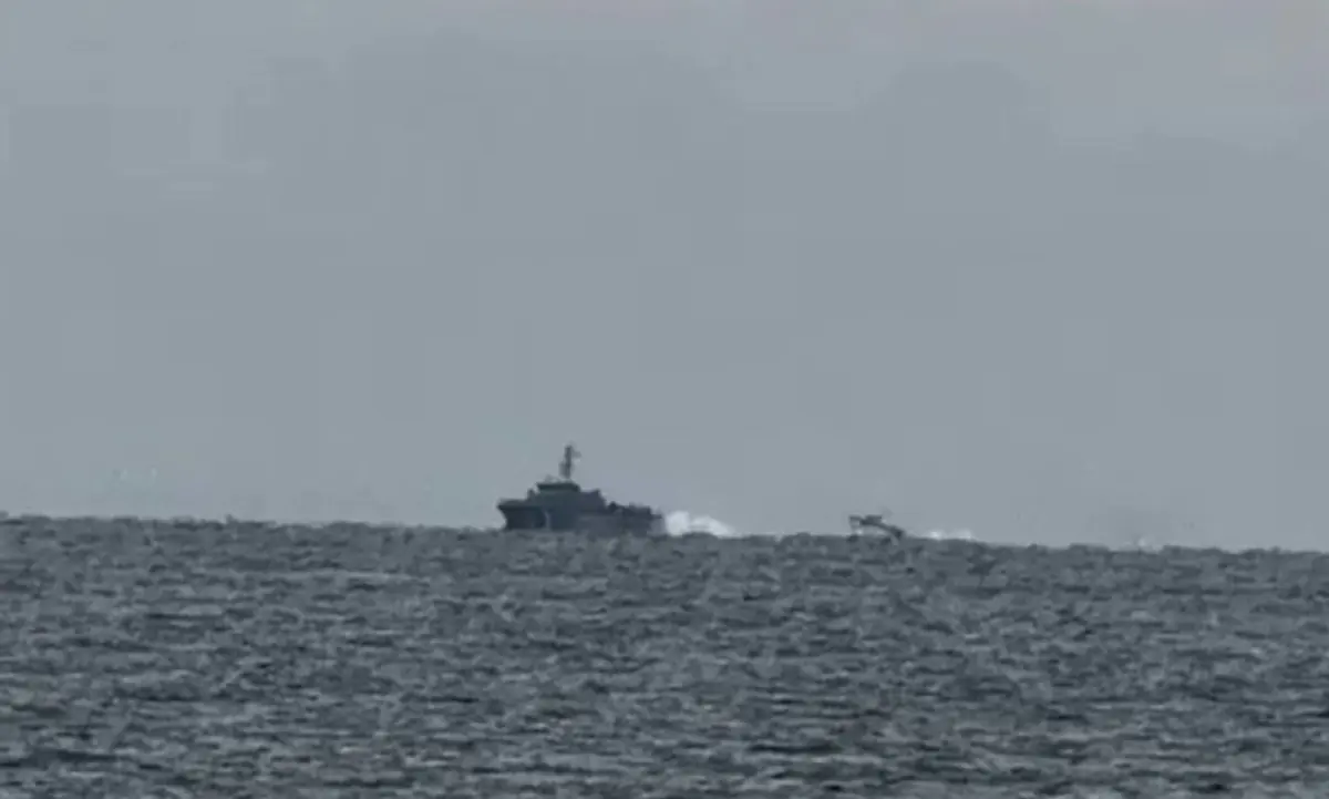 Saniye saniye kaydedildi: Türk Sahil Güvenliği, Yunan askeri botunu böyle kovaladı! 2
